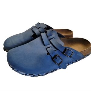 Birkis By Birkenstock Camden 245 Clog Shoe Blue Women's 7 Men's 5